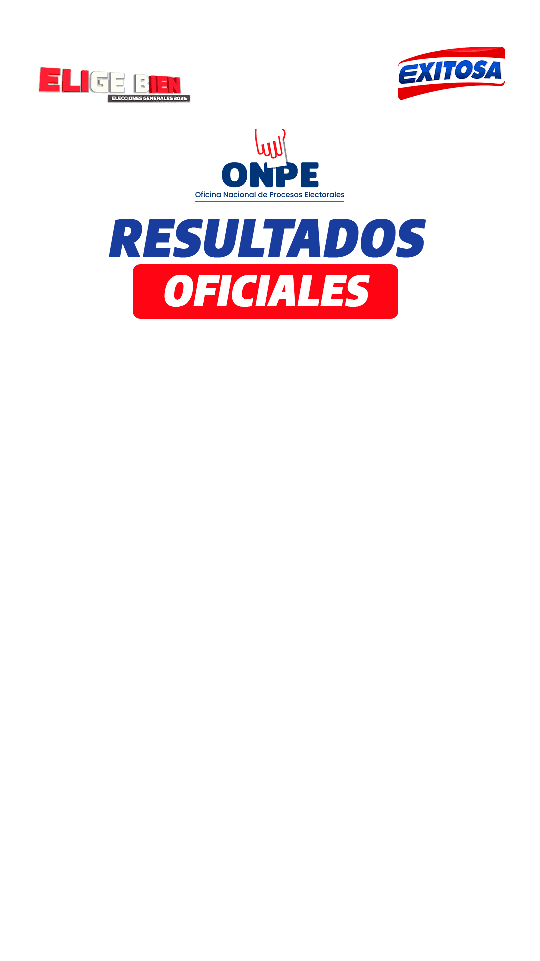 ONPE — Resultados oficiales